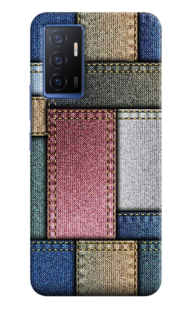 Multicolor Jeans Vivo V23E 5G Hard Case Back Cover by Casekaro