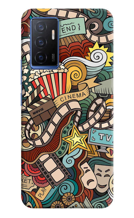 Cinema Abstract Vivo V23E 5G Hard Case Back Cover by Casekaro