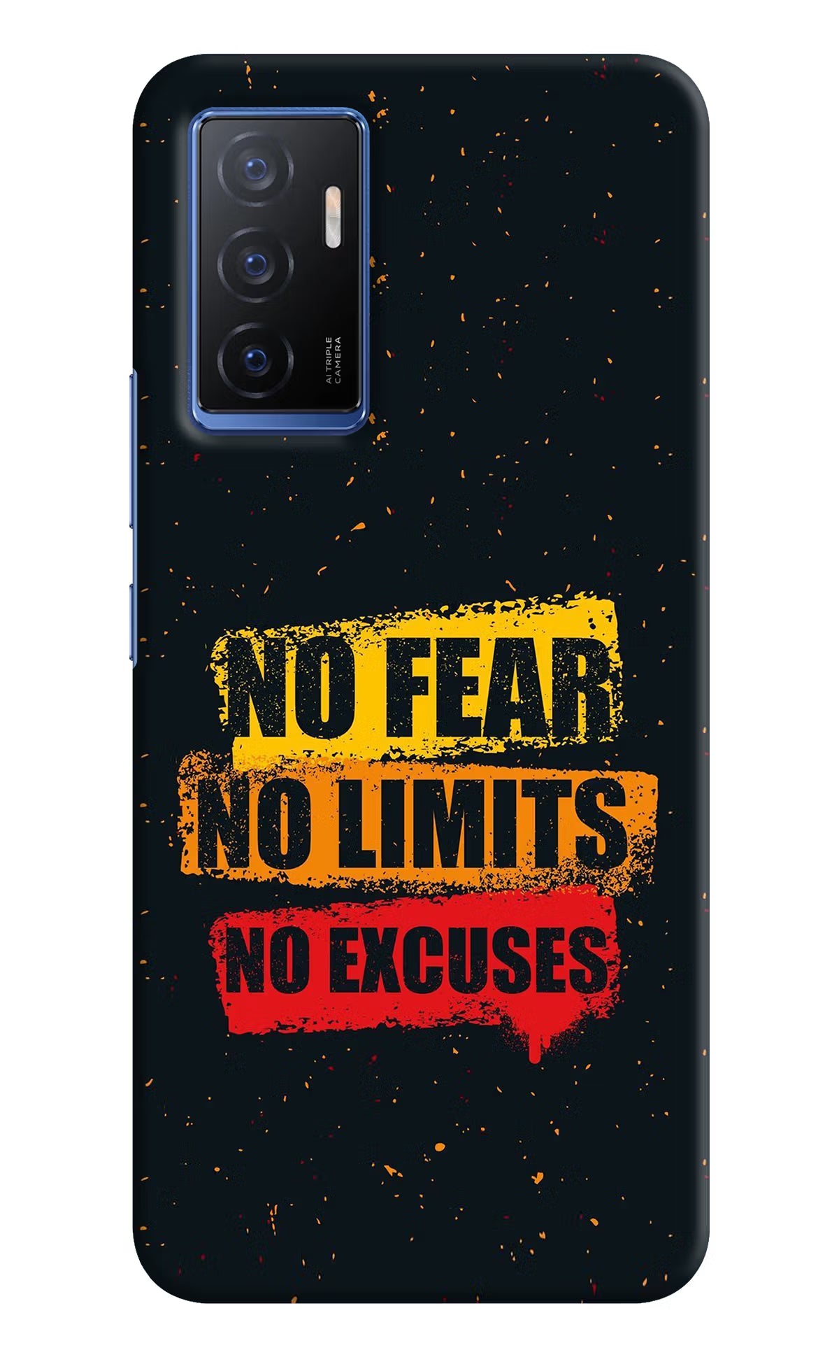 No Fear No Limits No Excuse Vivo V23E 5G Hard Case Back Cover by Casekaro