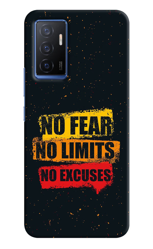 No Fear No Limits No Excuse Vivo V23E 5G Hard Case Back Cover by Casekaro
