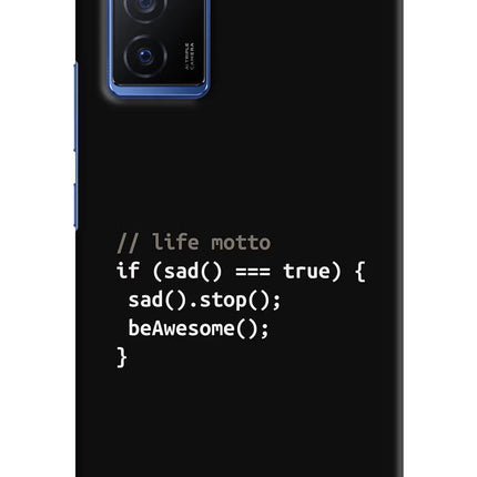 Life Motto Code Vivo V23E 5G Hard Case Back Cover by Casekaro