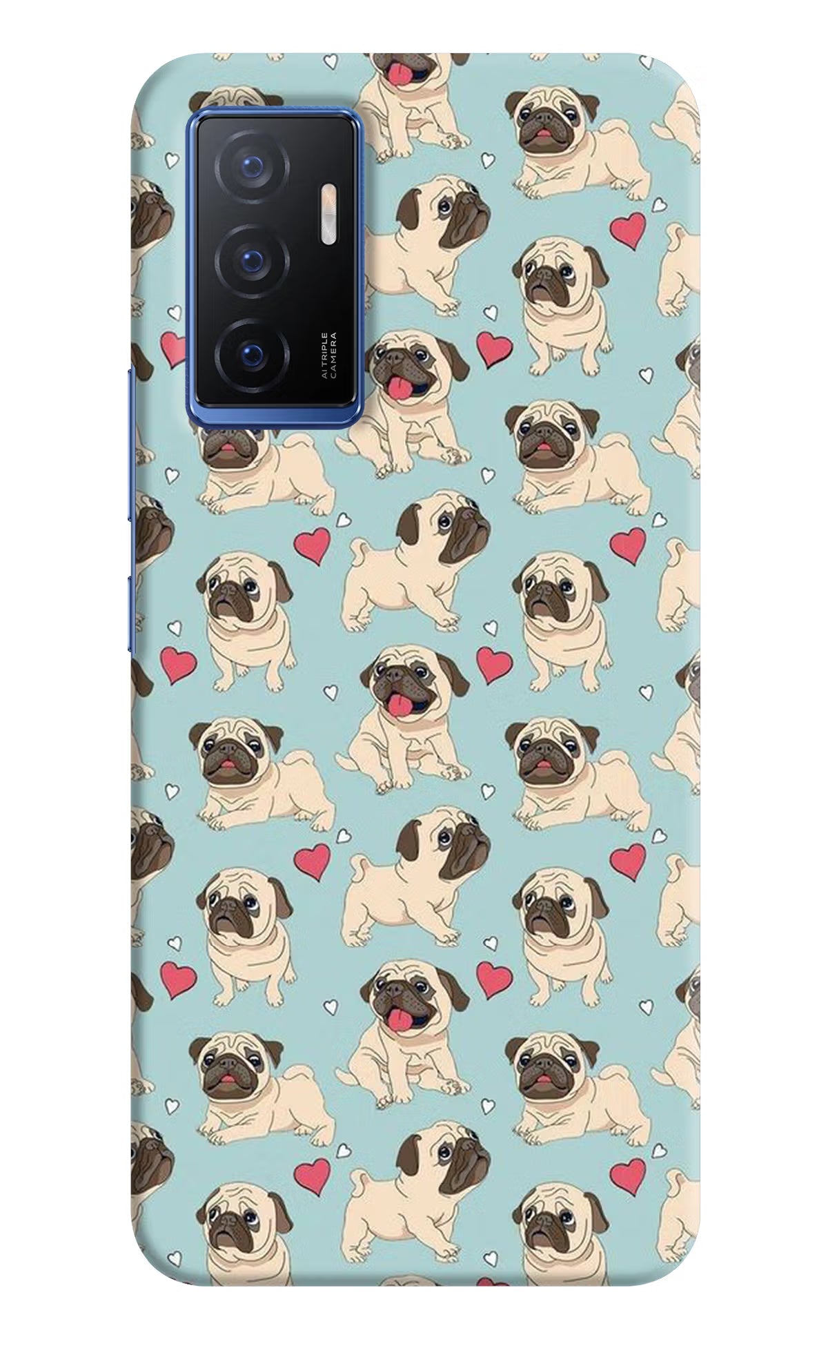Pug Dog Vivo V23E 5G Hard Case Back Cover by Casekaro