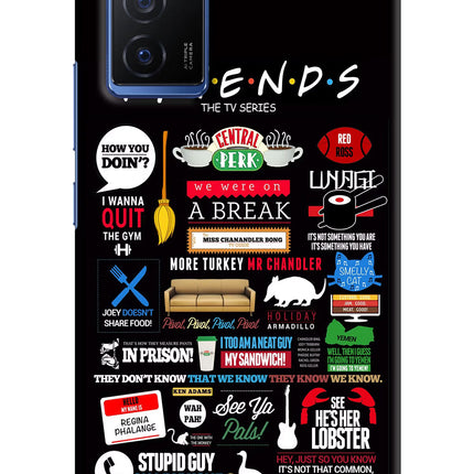 FRIENDS Vivo V23E 5G Hard Case Back Cover by Casekaro