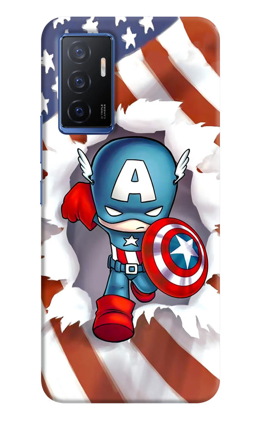 Captain America Vivo V23E 5G Hard Case Back Cover by Casekaro