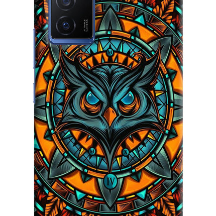 Angry Owl Art Vivo V23E 5G Hard Case Back Cover by Casekaro