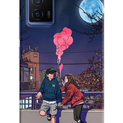 Chilling Couple Vivo V23E 5G Hard Case Back Cover by Casekaro