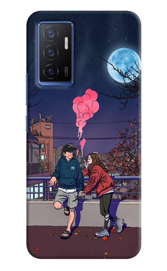 Chilling Couple Vivo V23E 5G Hard Case Back Cover by Casekaro