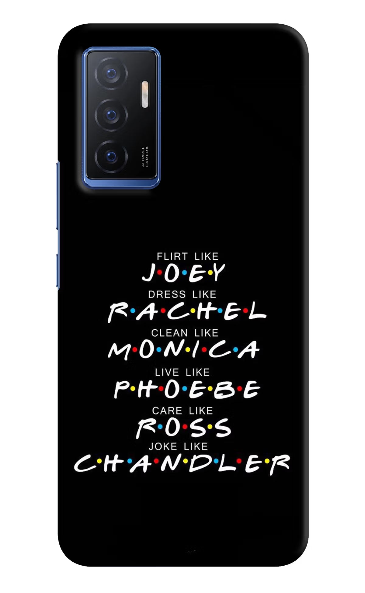 FRIENDS Character Vivo V23E 5G Hard Case Back Cover by Casekaro