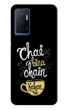 Chai Bina Chain Kaha Re Vivo V23E 5G Hard Case Back Cover by Casekaro