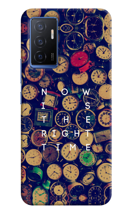 Now is the Right Time Quote Vivo V23E 5G Hard Case Back Cover by Casekaro