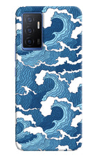 Blue Waves Vivo V23E 5G Hard Case Back Cover by Casekaro