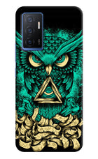 Green Owl Vivo V23E 5G Hard Case Back Cover by Casekaro