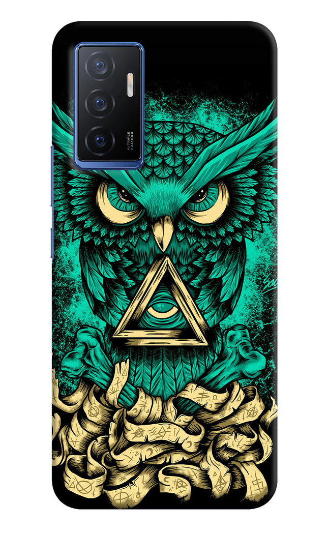 Green Owl Vivo V23E 5G Hard Case Back Cover by Casekaro