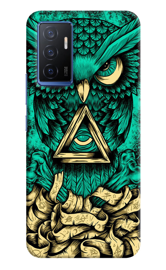 Green Owl Vivo V23E 5G Hard Case Back Cover by Casekaro