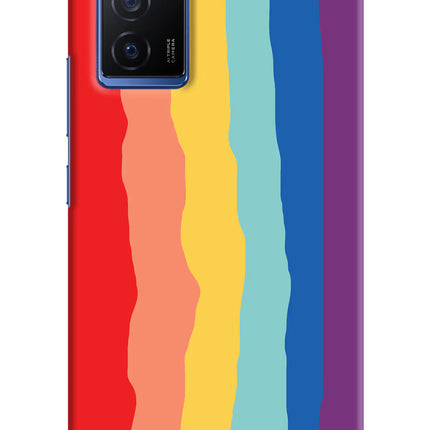 Rainbow Vivo V23E 5G Hard Case Back Cover by Casekaro