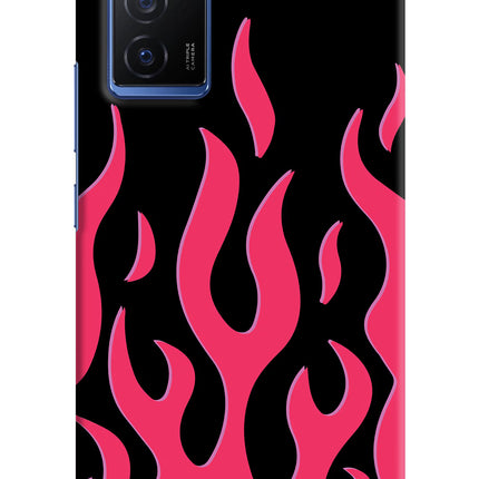 Fire Flames Vivo V23E 5G Hard Case Back Cover by Casekaro