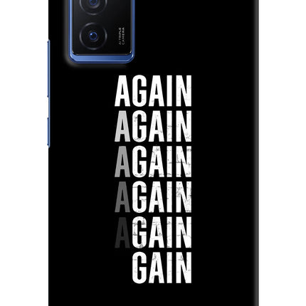 Again Again Gain Vivo V23E 5G Hard Case Back Cover by Casekaro