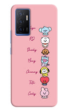 BTS names Vivo V23E 5G Hard Case Back Cover by Casekaro