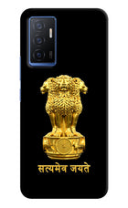 Satyamev Jayate Golden Vivo V23E 5G Hard Case Back Cover by Casekaro