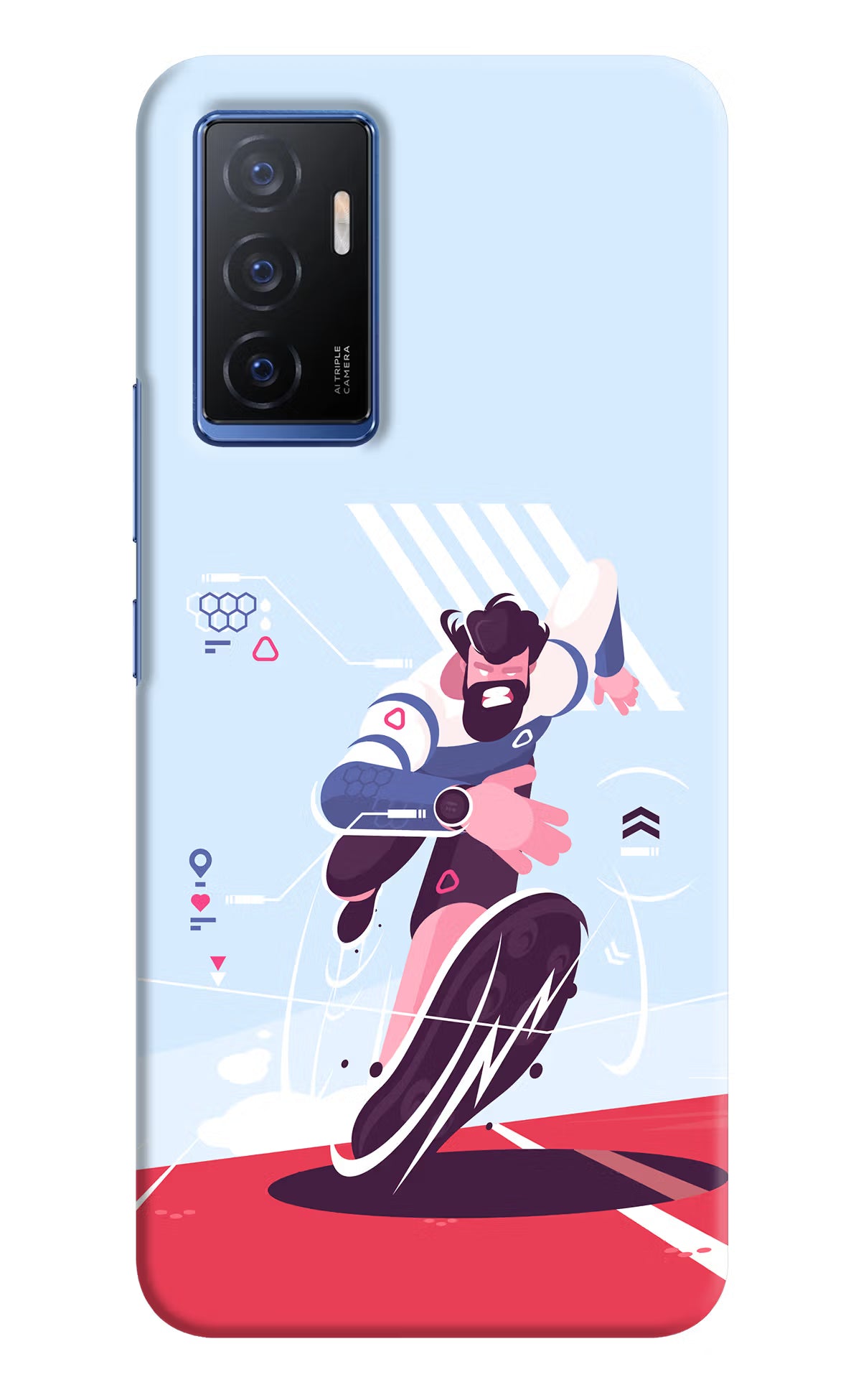 Run Pro Vivo V23E 5G Hard Case Back Cover by Casekaro