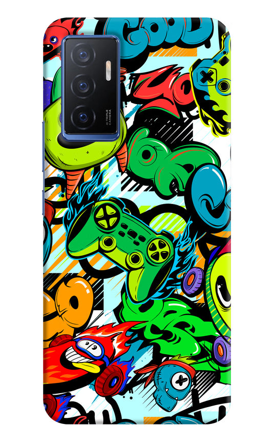 Game Doodle Vivo V23E 5G Hard Case Back Cover by Casekaro
