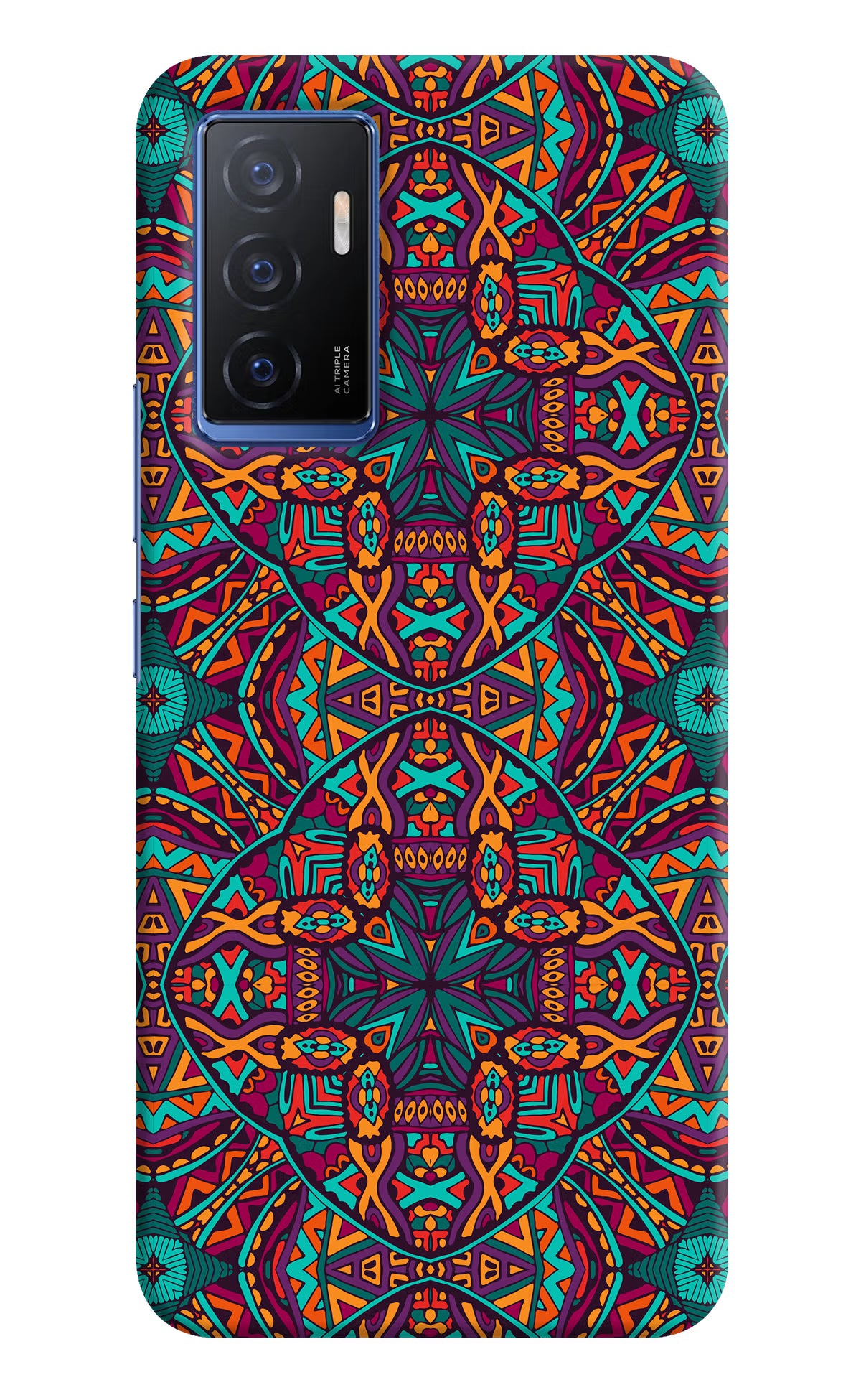 Colour Mandala Vivo V23E 5G Hard Case Back Cover by Casekaro