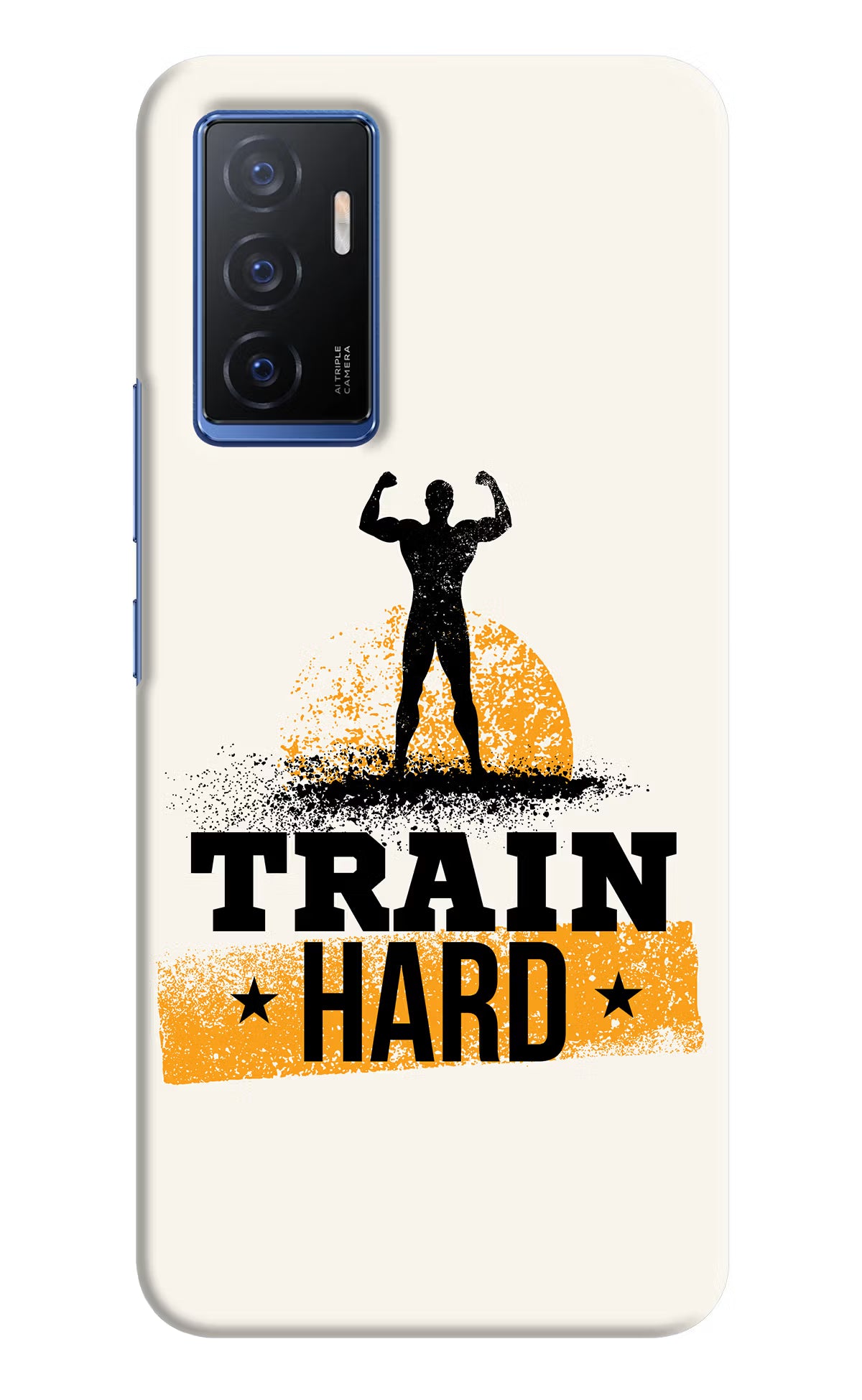 Train Hard Vivo V23E 5G Hard Case Back Cover by Casekaro