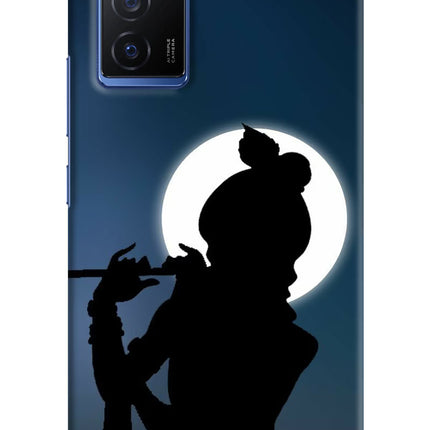 Shri Krishna Silhouette Vivo V23E 5G Hard Case Back Cover by Casekaro
