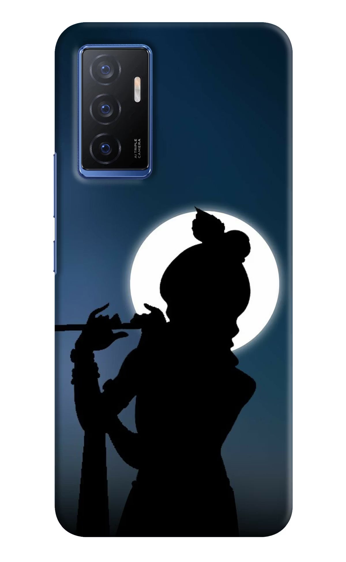 Shri Krishna Silhouette Vivo V23E 5G Hard Case Back Cover by Casekaro
