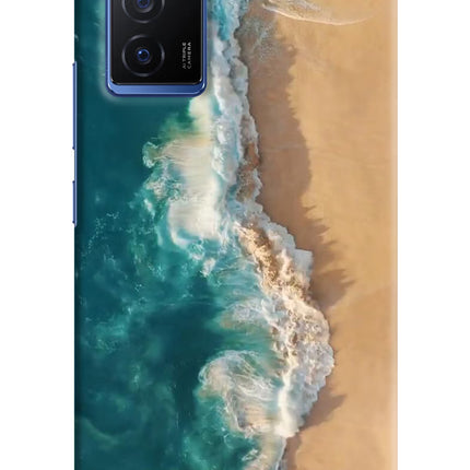 Ocean Beach Vivo V23E 5G Hard Case Back Cover by Casekaro