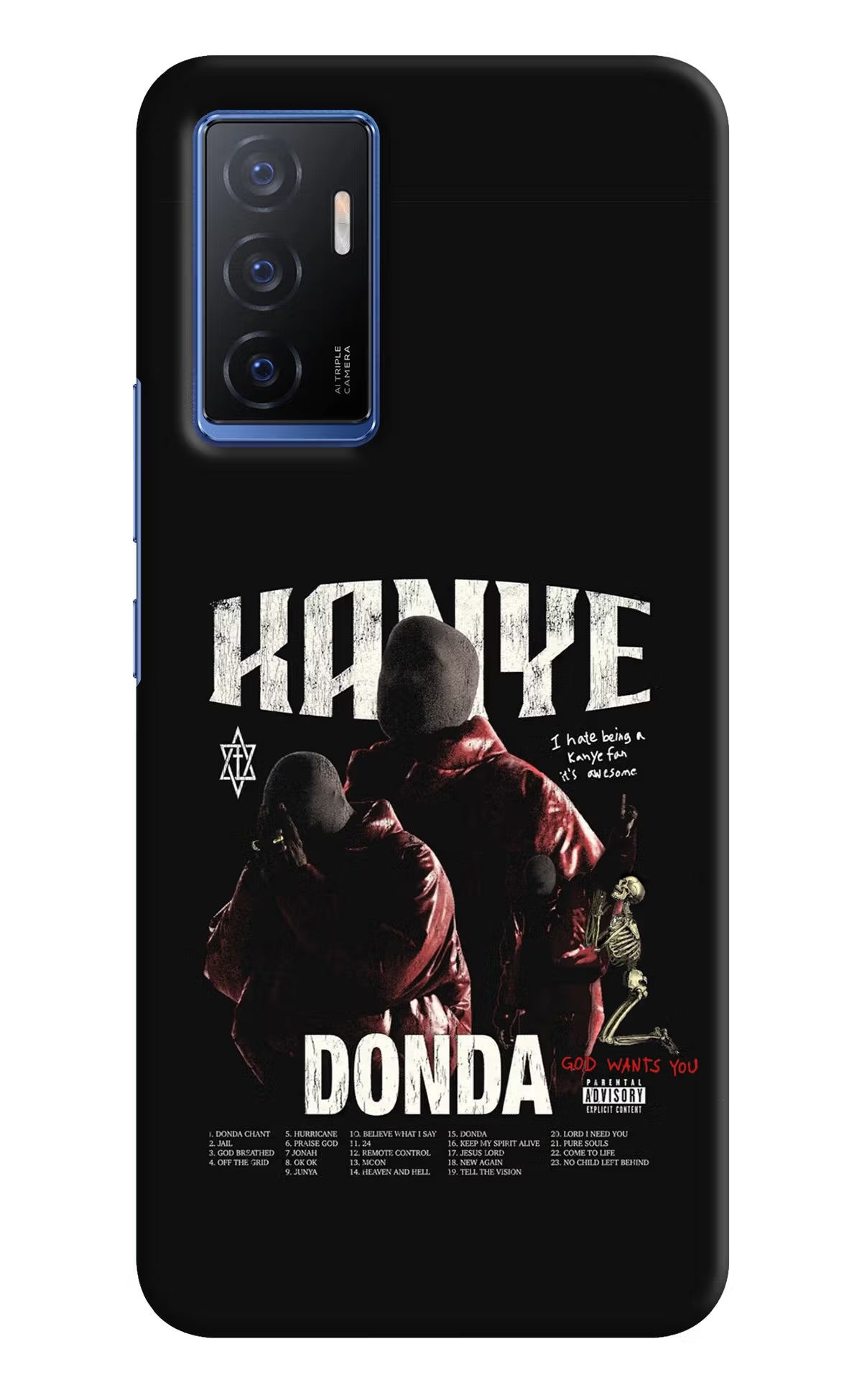 Donda Kanye West Vivo V23E 5G Hard Case Back Cover by Casekaro