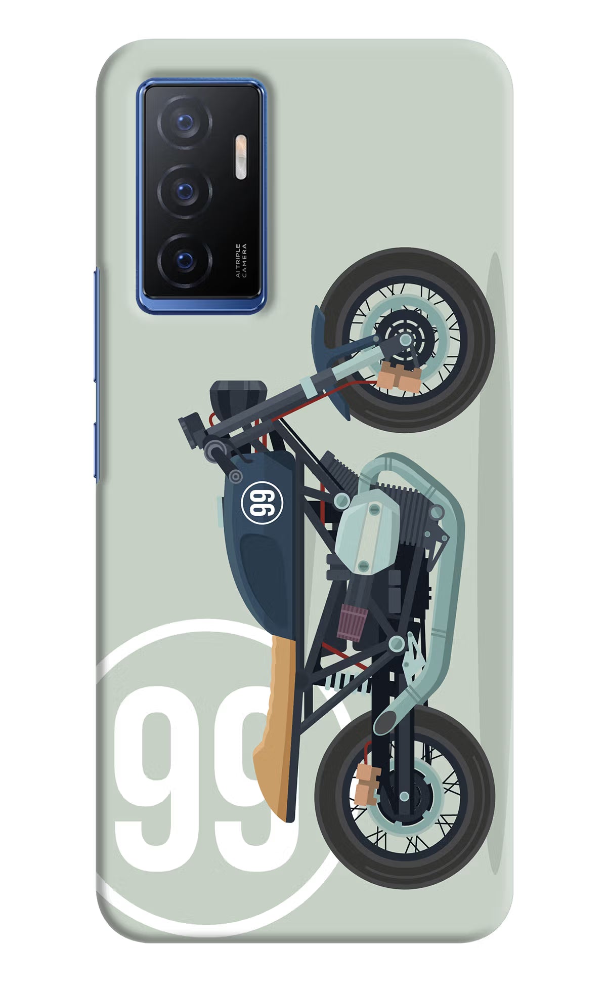 Classic Cafe Racer 99 Vivo V23E 5G Hard Case Back Cover by Casekaro