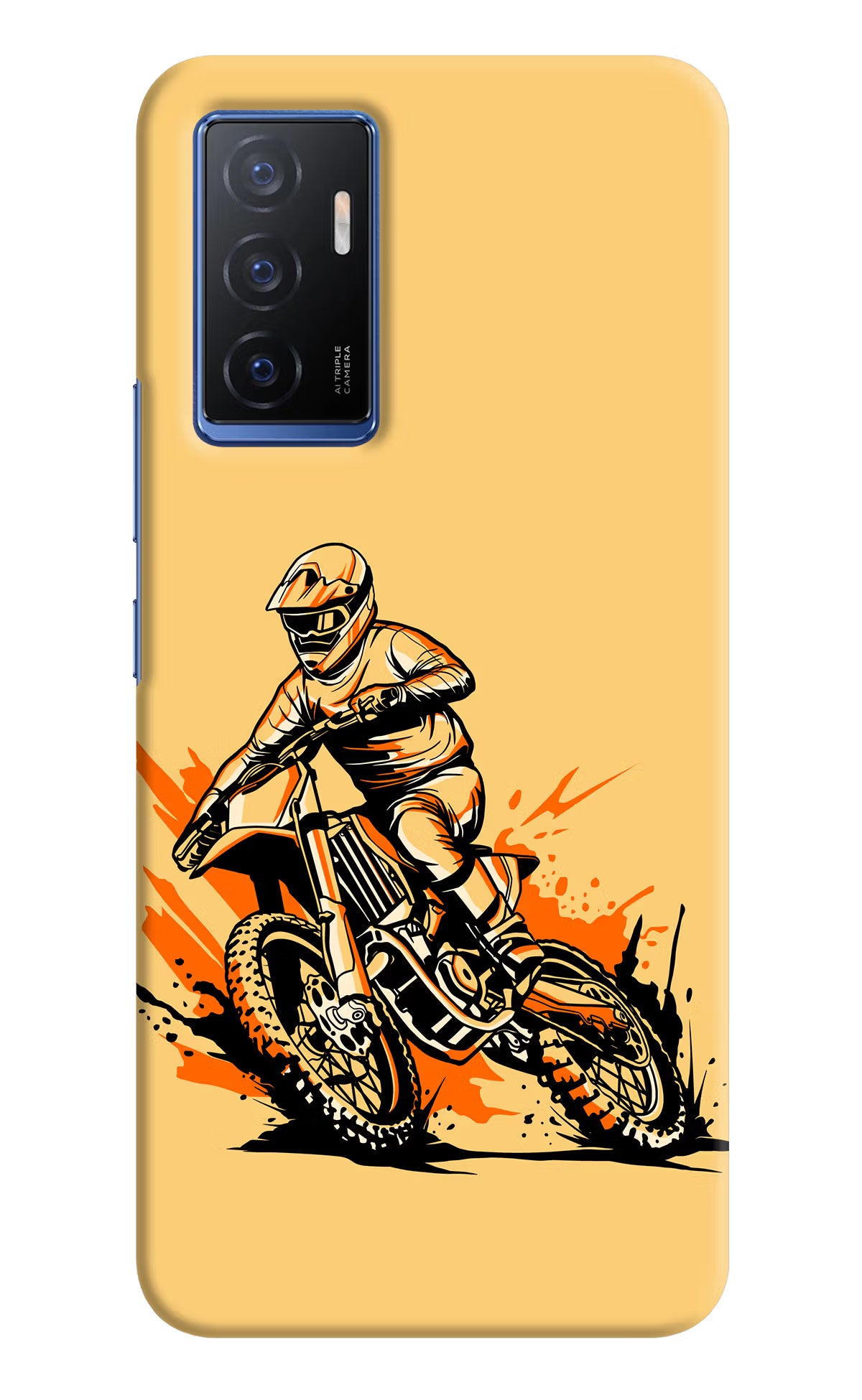 Off-Road Fury Vivo V23E 5G Hard Case Back Cover by Casekaro