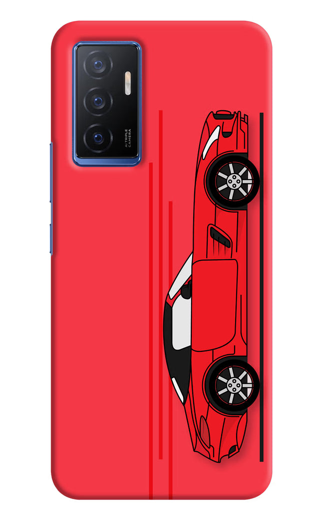 Red Velocity Vivo V23E 5G Hard Case Back Cover by Casekaro