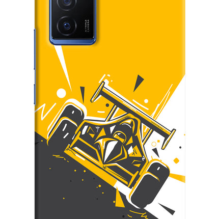 Track King Vivo V23E 5G Hard Case Back Cover by Casekaro
