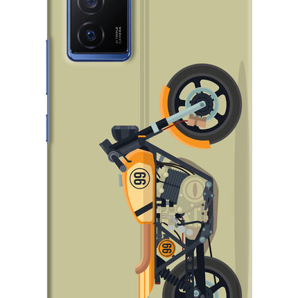 Vertical Speedster Vivo V23E 5G Hard Case Back Cover by Casekaro