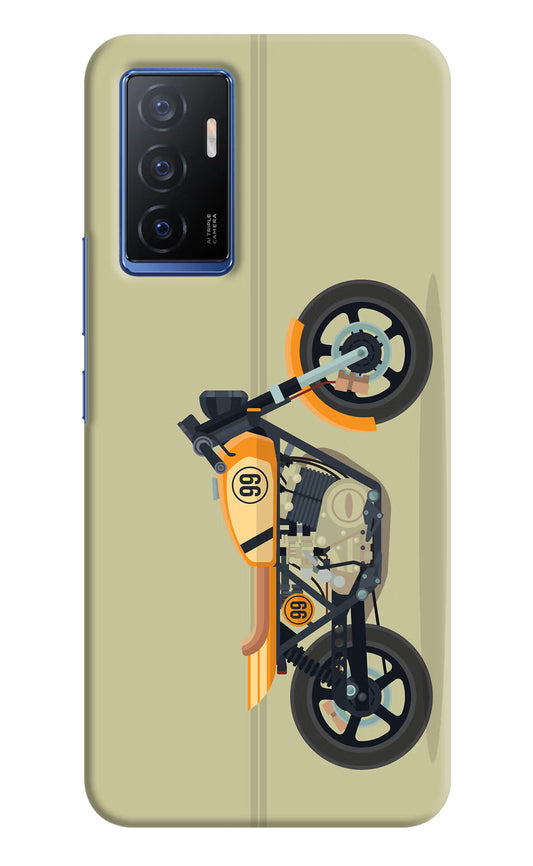 Vertical Speedster Vivo V23E 5G Hard Case Back Cover by Casekaro
