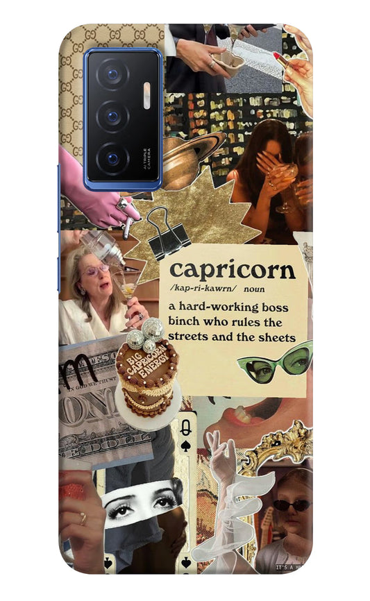 Capricorn Zodiac Vivo V23E 5G Hard Case Back Cover by Casekaro