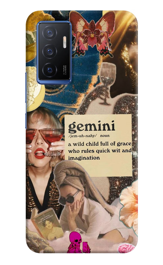 Gemini Zodiac Vivo V23E 5G Hard Case Back Cover by Casekaro