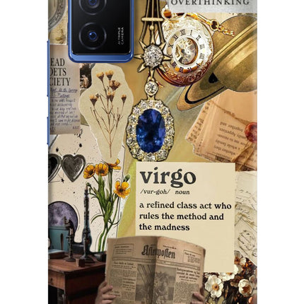 Virgo Zodiac Vivo V23E 5G Hard Case Back Cover by Casekaro