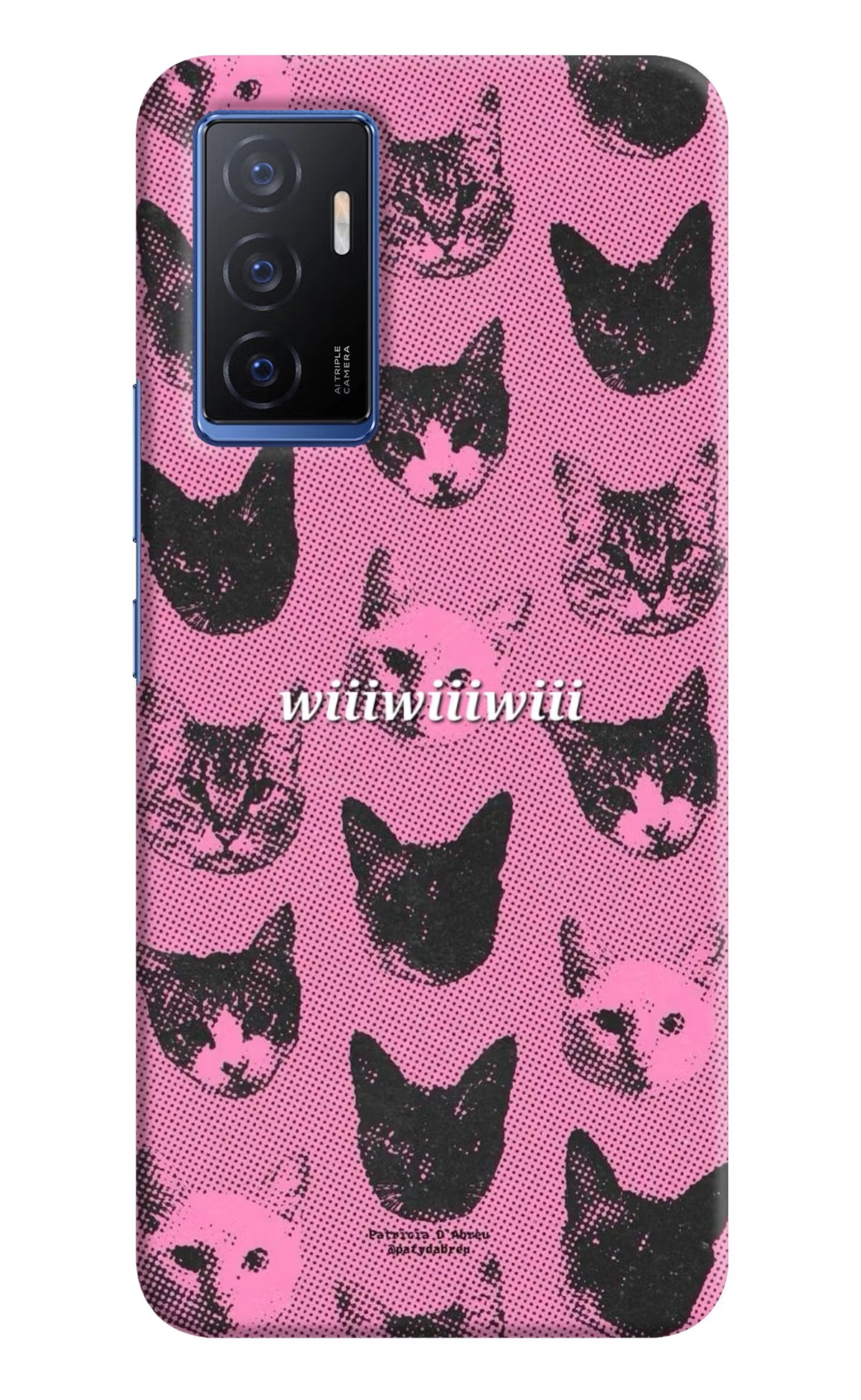 Pink Cats Vivo V23E 5G Back Cover