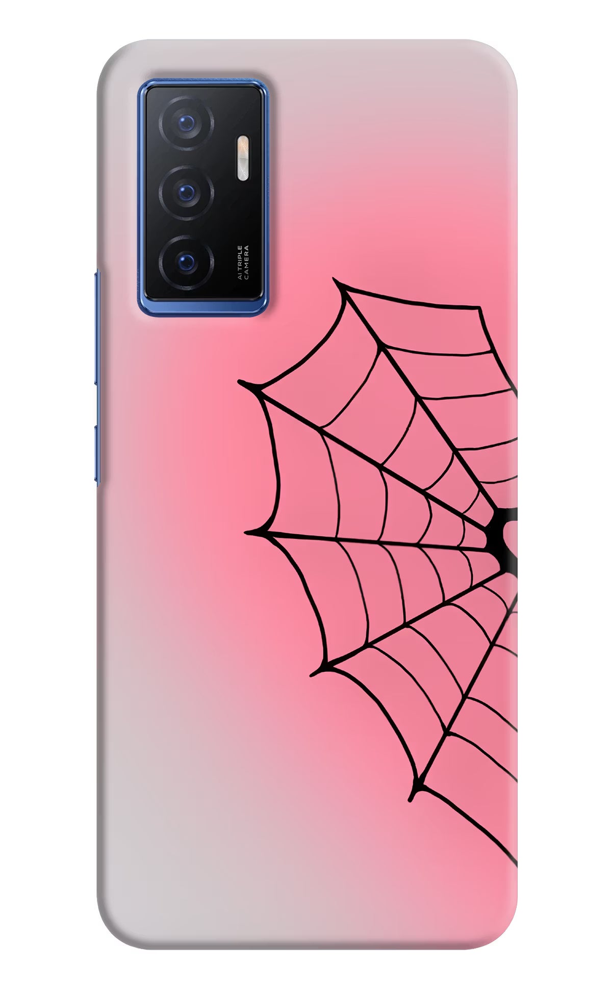 Pink Web Vivo V23E 5G Back Cover