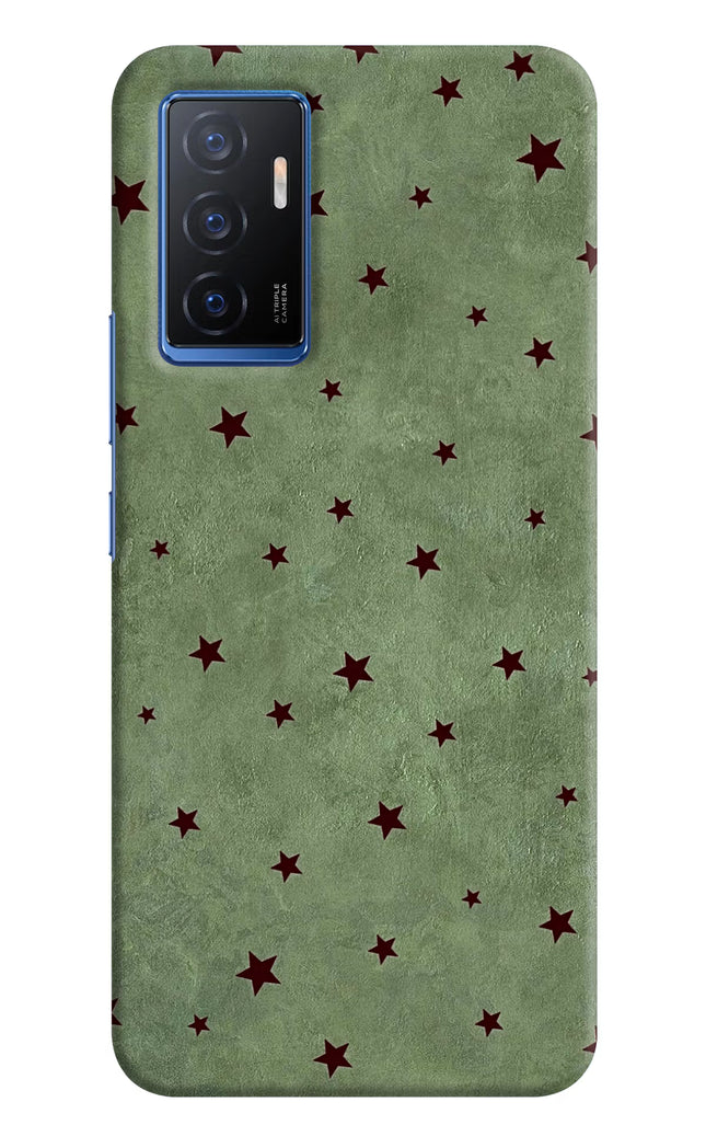 Green Stars Vivo V23E 5G Hard Case Back Cover by Casekaro