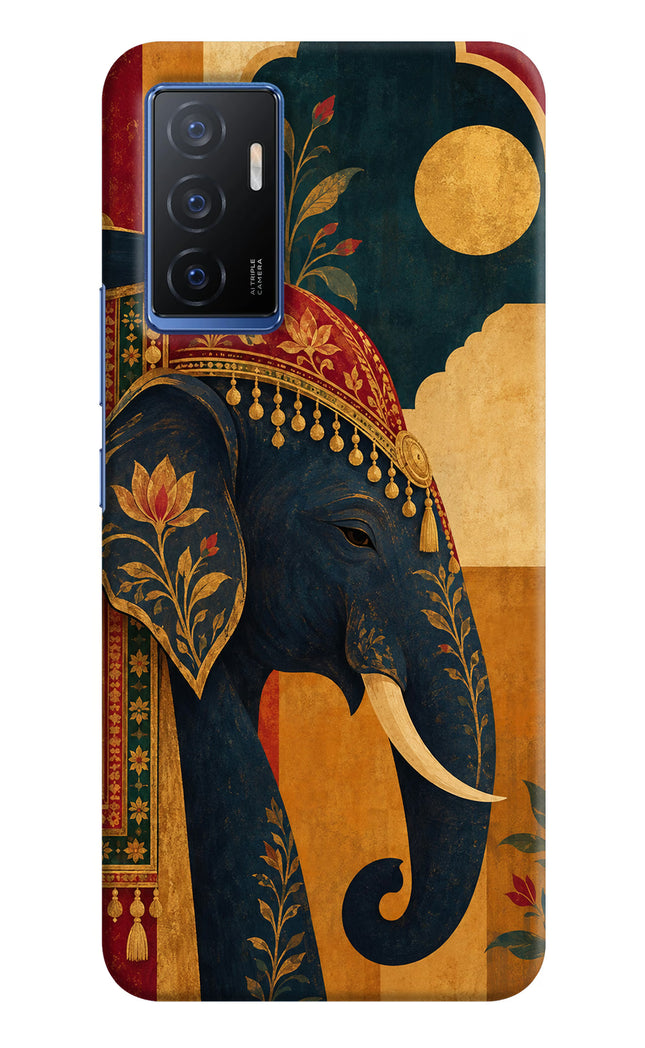 Royal Elephant Vivo V23E 5G Hard Case Back Cover by Casekaro