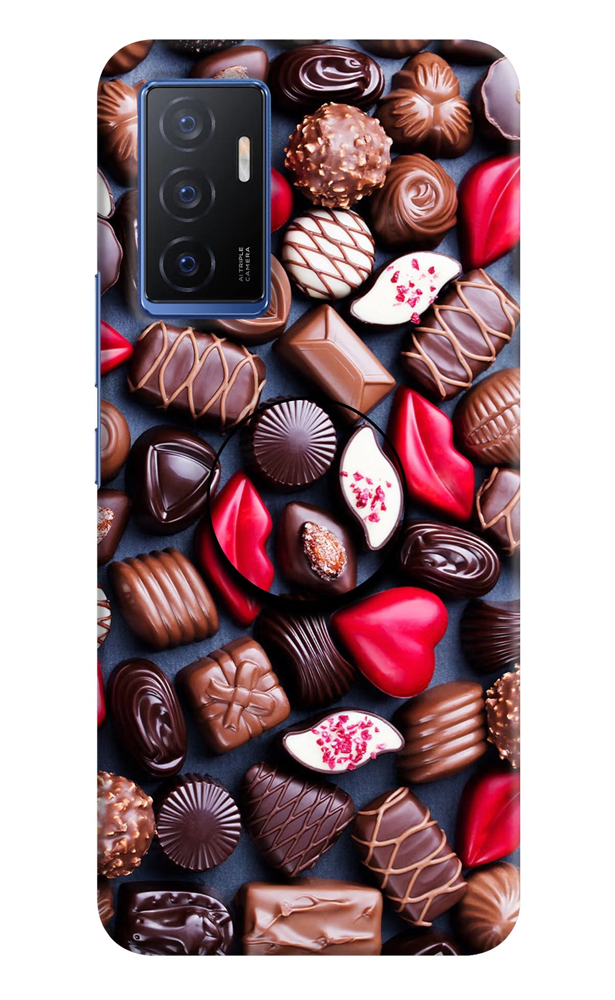 Chocolates Vivo V23E 5G Pop Case by Casekaro