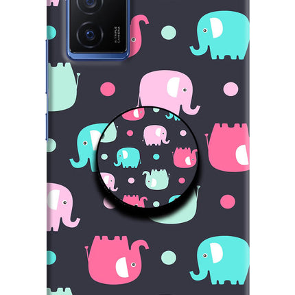 Baby Elephants Vivo V23E 5G Pop Case by Casekaro