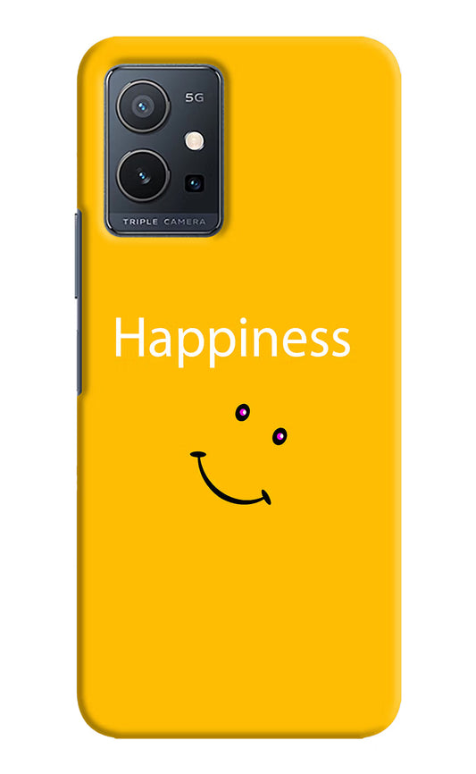 Happiness With Smiley Vivo Y75 5G/Vivo T1 5G Hard Case Back Cover by Casekaro