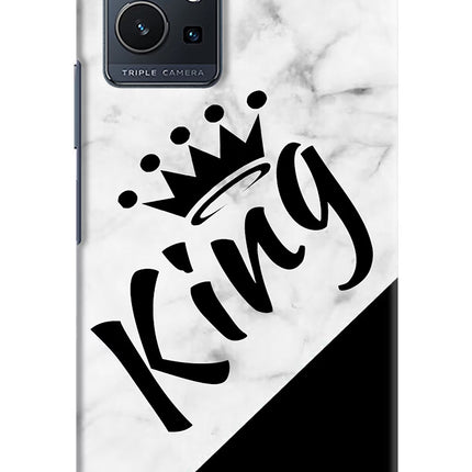 King Vivo Y75 5G/Vivo T1 5G Hard Case Back Cover by Casekaro
