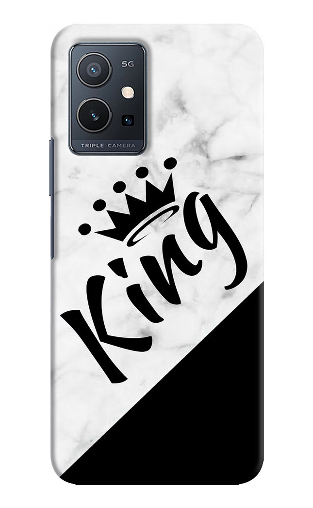 King Vivo Y75 5G/Vivo T1 5G Hard Case Back Cover by Casekaro