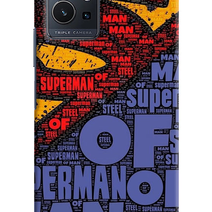 Superman Vivo Y75 5G/Vivo T1 5G Hard Case Back Cover by Casekaro